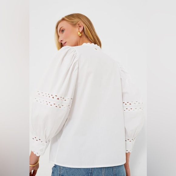 NWT Antik Batik Rodo Blouse White Size L - Picture 3 of 12